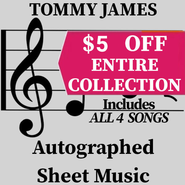 ENTIRE COLLECTION Of Autographed Sheet Music (All 4 Songs)