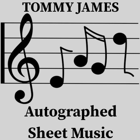 MONY MONY Sheet Music Autographed